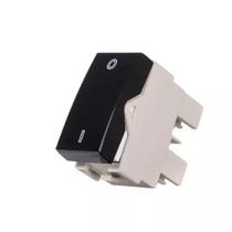 Módulo Interruptor Bipolar Simples Sleek 10A 250V Preto