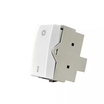 Módulo Interruptor Bipolar Simples Sleek Branco
