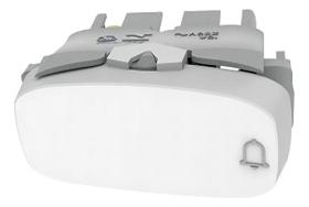 Modulo Interruptor Campainha Branco - 85312 Alumbra Gracia