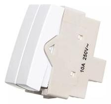 Módulo Interruptor Duplo Mini Tecla Paralela Sleek Margirius Branco