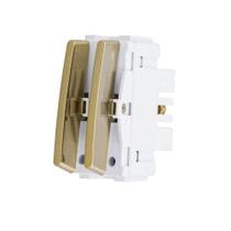 Módulo Interruptor Duplo Paralelo Gold - Novara