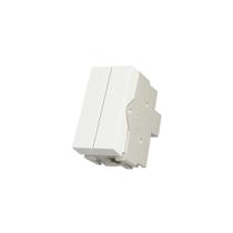Módulo Interruptor Duplo Paralelo MarGirius Infiniti Plus Colors 10A Branco Siena