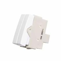 Módulo Interruptor Duplo Paralelo sleek Branco