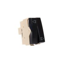 Módulo Interruptor Duplo Pulsador Reversível Para Persianas Elétricas Margirius Sleek 10A Ebony Módulo Interruptor Duplo Pulsador Reversível Para Persianas Elétricas Margirius Sleek 10A Ebony