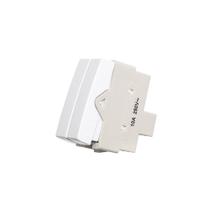 Módulo Interruptor Duplo Simples MarGirius Sleek 10A Branco