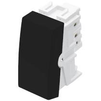 Módulo Interruptor Habitat Black 16 Amperes 250 Volts - 4029 - Fame Módulo Interruptor Habitat Black 16 Amperes 250 Volts - 4029 - Fame