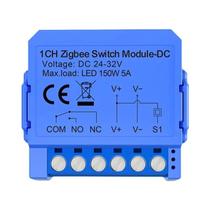 Módulo Interruptor Inteligente WiFi ZigBee 24-32V AC 100-240V Contato Seco Universal Alexa Google
