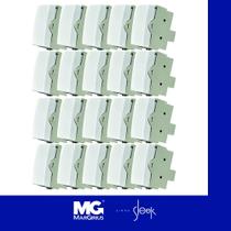 Modulo Interruptor Intermediário Alto Brilho 10a Sleek Margirius Kit Com 20