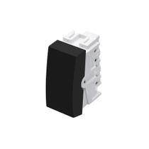 Módulo Interruptor Intermediário Fame Habitat Black 16a Preto