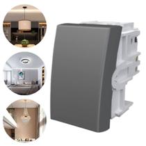 Módulo Interruptor Intermediário Four Way Habitat Onix Fame