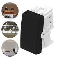 Módulo Interruptor Paralelo 3way Three Way Habitat Black Preto Fame