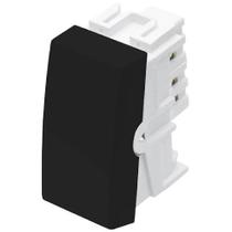 Módulo Interruptor Paralelo Habitat Black 16 Amperes 250 Volts - 4029 - FAME Módulo Interruptor Paralelo Habitat Black 16 Amperes 250 Volts - 4029 - FAME