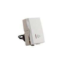 Módulo Interruptor Pulsador Para Campainha Com Luz Margirius Sleek 10A Branco