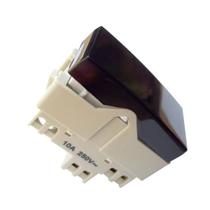 Módulo Interruptor Simples 10a 250v Preto Ebony Sleek Margirius