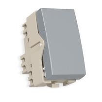 Módulo Interruptor Simples 10A Cinza Sleek Colors Margirius