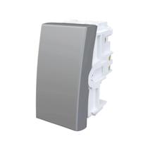 Modulo Interruptor Simples Cinza Acetinado 10A 220V Fame