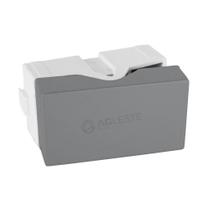 Modulo interruptor simples cinza Ekron - Ag Leste Materiais