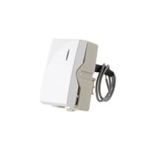Módulo Interruptor Simples Com Luz Margirius Sleek 10A Branco Módulo Interruptor Simples Com Luz Margirius Sleek 10A Branco