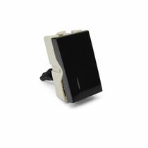 Módulo Interruptor Simples com Luz Sleek Preto - MarGirius Cor:Preto Módulo Interruptor Simples com Luz Sleek Preto - MarGirius Cor:Preto