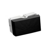 Modulo Interruptor Simples Enerbras Dubai Preto Ed5306-Es/P