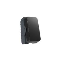 Módulo Interruptor Simples MarGirius B3 Colors 10A Preto Ebony