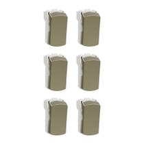 Módulo Interruptor Simples Miluz S3B72013 Dourado Schneider