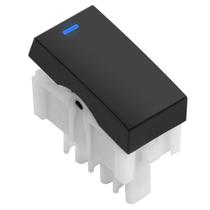 Módulo Interruptor Simples / Paralelo Led Inova Preto Fosco