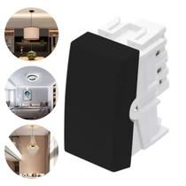 Modulo Interruptor Simples Preto Fame Habitat 4027