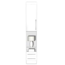 Modulo Ja Mesa De Cabeceira Alto Georgia Branco Fosco Branco