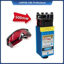 Módulo Laser Azul Violeta 500mW 405NM 12V Cabeça Focal Ajustável Controle TTL PWM Gravador De Módulo Laser Azul Violeta 500mW 405NM 12V Cabeça Focal Ajustável Controle TTL PWM Gravador De