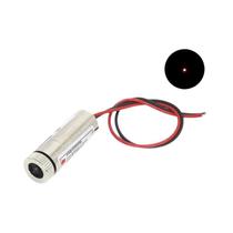 Módulo Laser Vermelho 650nm 5mW Focalizável Ponto Linha Cruz Lente De Vidro Classe Industrial Para