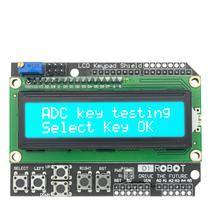 Módulo Lcd Keypad Shield 1602 Para Arduino Uno Mega Raspberry Tela Azul com Backlight e Teclado - Safiratec