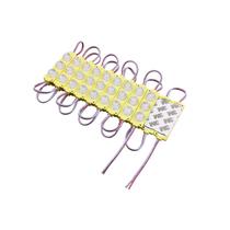 Módulo Led 3030 Smd 3 Ip67 Prova D'agua - Amarelo - 20 Unidades