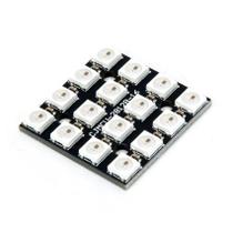 Modulo led rgb 5050 enderecavel 4*4 bit ws2812b