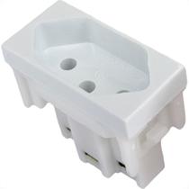 Modulo Mectronic Petra Tomada 2 Polos+Terra 20A. Branco - 39017 Modulo Mectronic Petra Tomada 2 Polos+Terra 20A. Branco - 39017