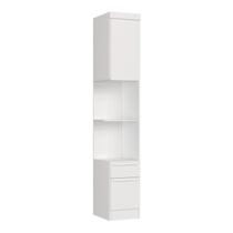 Módulo Mesa Cabeceira 2 Portas e 1 Gaveta Infinity Branco/Line Módulo Mesa Cabeceira 2 Portas e 1 Gaveta Infinity Branco/Line