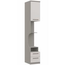 Módulo Mesa de Cabeceira 1 Porta 2 Gavetas Elegance