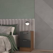 Módulo Mesa de Cabeceira 2 Gavetas Viena Yescasa