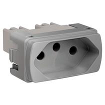 Módulo Miluz Tomada 10A 250V Alumínio Schneider