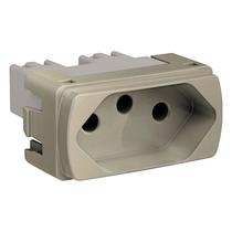 Módulo Miluz Tomada 10A 250V Dourado Schneider Módulo Miluz Tomada 10A 250V Dourado Schneider