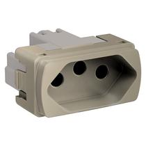 Módulo Miluz Tomada 20A 250V Dourado Schneider Módulo Miluz Tomada 20A 250V Dourado Schneider