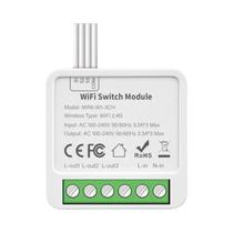 Módulo Mini Interruptor Inteligente WiFi 10A 16A Tuya Zigbee 1/2/3/4 Canais Controle Bidirecional