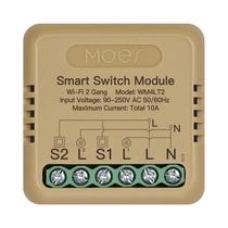 Módulo Mini Interruptor Inteligente WiFi ZigBee 1-4 Gang DIY Timer Automação Residencial Funciona