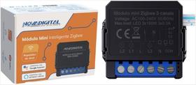 Módulo Mini Relé 3 Canais Zigbee NovaDigital Módulo Mini Relé 3 Canais Zigbee NovaDigital