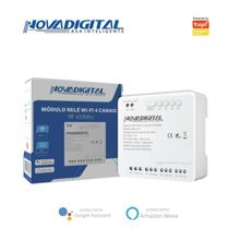 Módulo Mini Relé Wifi 4 Canais Rf433mhz Pulso Contato Seco Nova Digital MS-4CH Módulo Mini Relé Wifi 4 Canais Rf433mhz Pulso Contato Seco Nova Digital MS-4CH