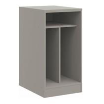 Módulo Nicho 3 Partições Elegance Cinza/Níquel Módulo Nicho 3 Partições Elegance Cinza/Níquel