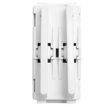 Modulo Novara Branco Interruptor Simples Duplo