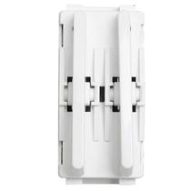 Modulo Novara Branco Interruptor Simples Duplo