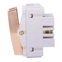 Modulo Novara Ouro Rose Interruptor Simples Duplo