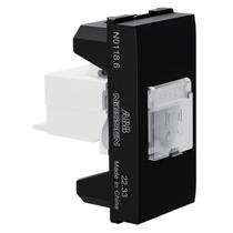 Módulo Origen Jack Rj45 Cat6 Preto Abb Módulo Origen Jack Rj45 Cat6 Preto Abb